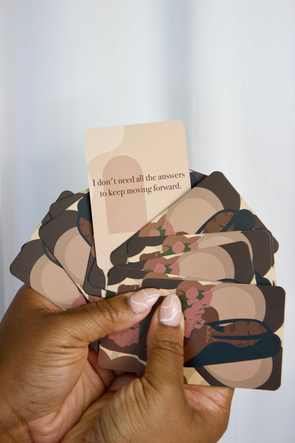 Bloom Where You Are Planted Affirmation Card Deck
