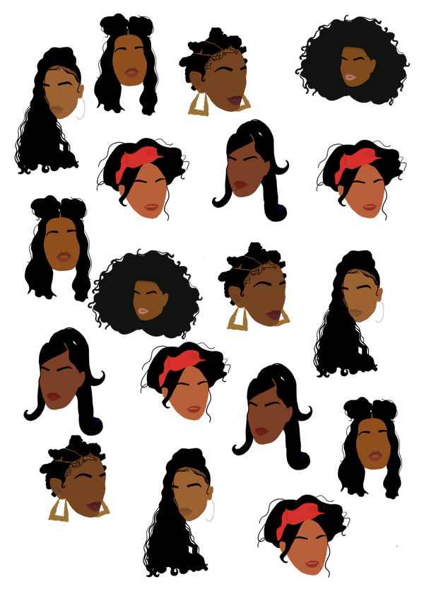 Flyy Girls Sticker Sheet
