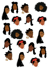 Flyy Girls Sticker Sheet