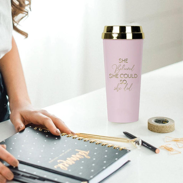 She Believed She Could Travel Mug