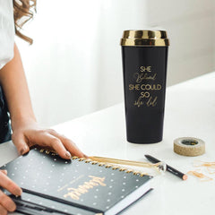 She Believed She Could Travel Mug